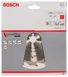 ПИЛЬНЫЙ ДИСК Bosch 160X20 12 SPEEDLINE 2608640786