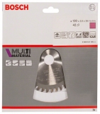 Диск циркулярный Multi Material для ручных циркулярных пил (130х20 мм; Z42) Bosch 2608641195