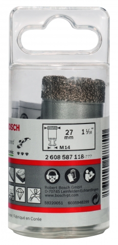 products/Коронка алмазная DRY SPEED для УШМ (27х35 мм; М14) Bosch 2608587118