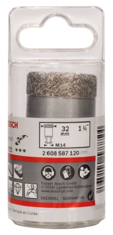 products/Коронка алмазная DRY SPEED для УШМ (32х35 мм; М14) Bosch 2608587120