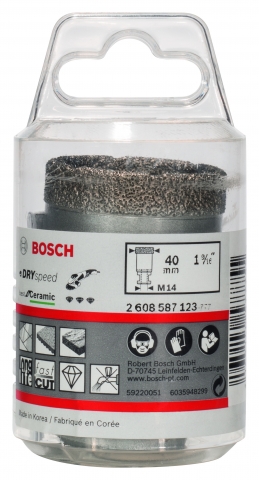products/АЛМАЗНАЯ КОРОНКА Bosch 40ММ DRY SPEED 2608587123