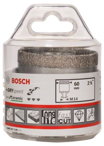 products/Коронка алмазная DRY SPEED для УШМ (60х35 мм; М14) Bosch 2608587128