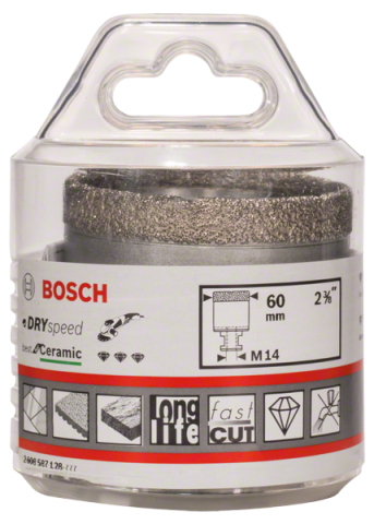 products/Коронка алмазная DRY SPEED для УШМ (60х35 мм; М14) Bosch 2608587128