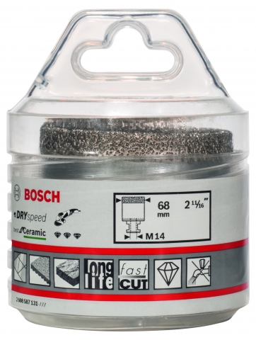 products/Коронка алмазная DRY SPEED для УШМ (68х35 мм; М14) Bosch 2608587131