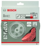 Шлифкруг чашечный прямой (180х22,23 мм; HM) Bosch 2608600364