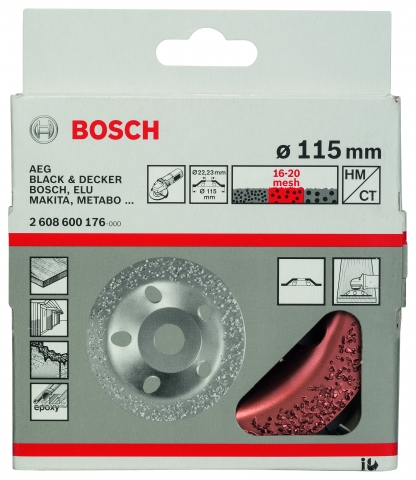 products/Шлифкруг чашечный прямой (115х22,23 мм; HM) Bosch 2608600176