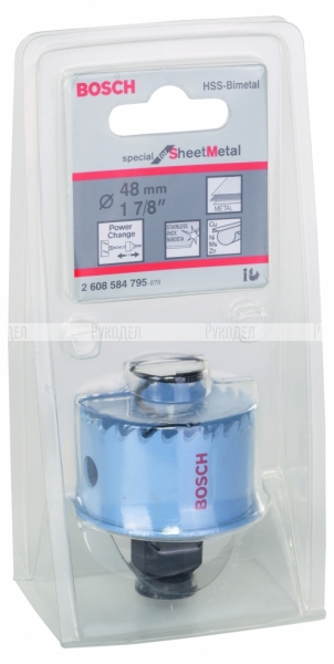 Коронка пильная Special for Sheet Metal (48 мм; HSS-CO) Bosch 2608584795