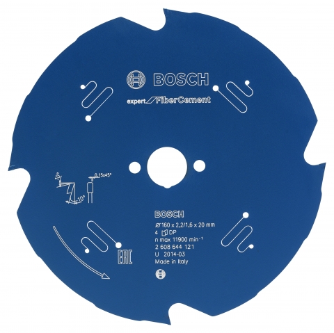 products/Пильный диск Bosch Expert for FiberCement 160x20x2.2/1.6x4T 2608644121