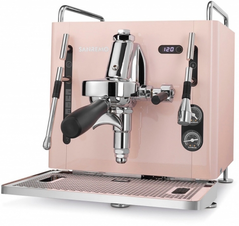 products/Рожковая кофемашина Sanremo Cube V Absolute 1 GR розовая