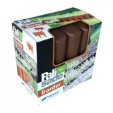Ограждение для клумб Prosperplast Palisada 13см/2,5м, коричневый, арт. IPBO-R222