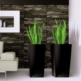 Кашпо для цветов Prosperplast Urbi Square 21 и 49л, антрацит, арт. DURS325-S433
