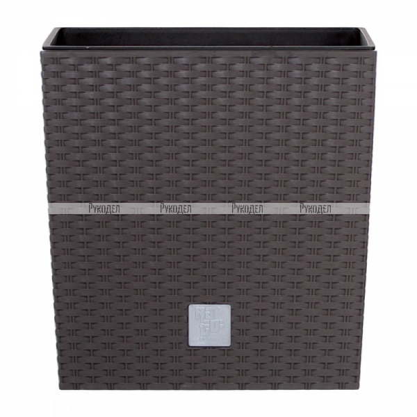 Кашпо для цветов Prosperplast Rato Low 32 л венге, арт. DRTS325L-440U