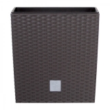 Кашпо для цветов Prosperplast Rato Low 32 л венге, арт. DRTS325L-440U