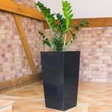 Кашпо для цветов Prosperplast Urbi Square 21 и 49л, антрацит, арт. DURS325-S433