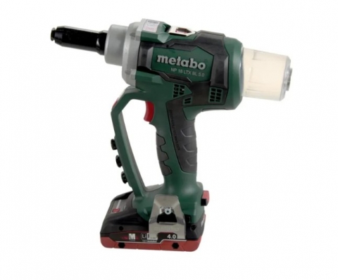 products/Аккумуляторный заклепочник Metabo NP 18 LTX BL 5.0 (619002500)