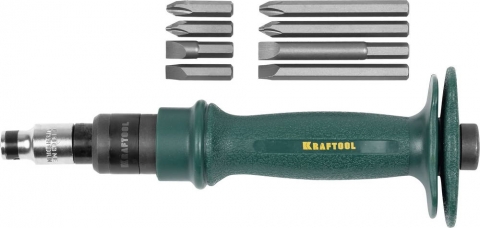 products/Отвертка Kraftool ударно-поворотная, реверсивная, сменные биты, набор 10 предметов 25550-H10