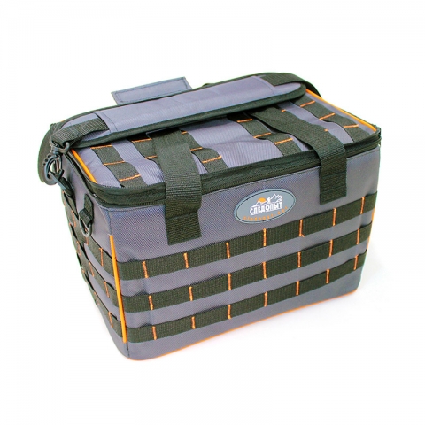 products/Сумка рыболовная "СЛЕДОПЫТ" Base Lure Bag XL, 38х26х25 см, цв. серый + 5 коробок Luno 28/2/, PF-BBA-01