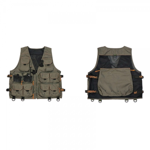 products/Жилет рыболовный "СЛЕДОПЫТ" Fishing Mesh Vest Backpack, р. L/10/, PF-FMV-04