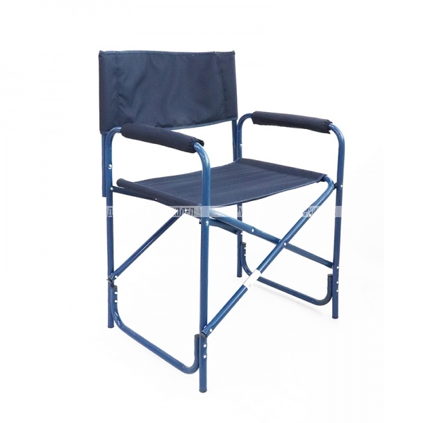 PF-FOR-SK03 Кресло складное "СЛЕДОПЫТ" 585х450х825 мм, сталь 20 мм, синий