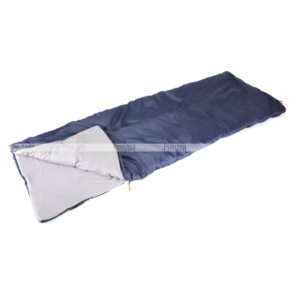 PF-SB-37 Спальный мешок-одеяло  "СЛЕДОПЫТ - Camp", 200х75 см., до 0С, 3х слойный, цв.темно-синий
