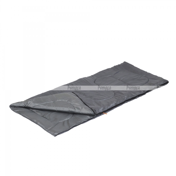 PF-SB-38 Спальный мешок-одеяло  "СЛЕДОПЫТ - Pioneer", 180х73 см, до +10С, 1,5 х слойный, цв.темно-серый