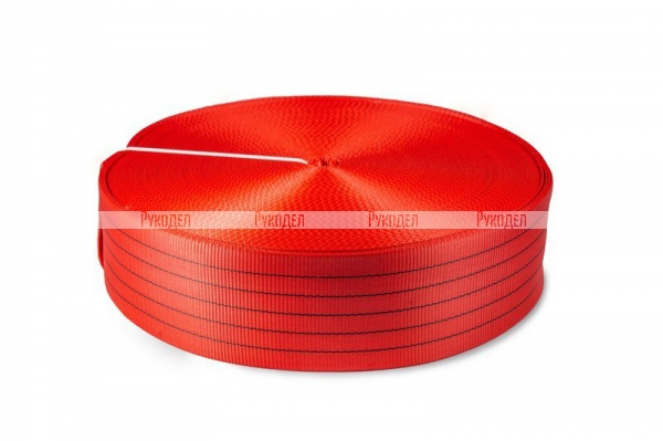 Лента текстильная TOR 6:1 125 мм 17500 кг (красный), 12551