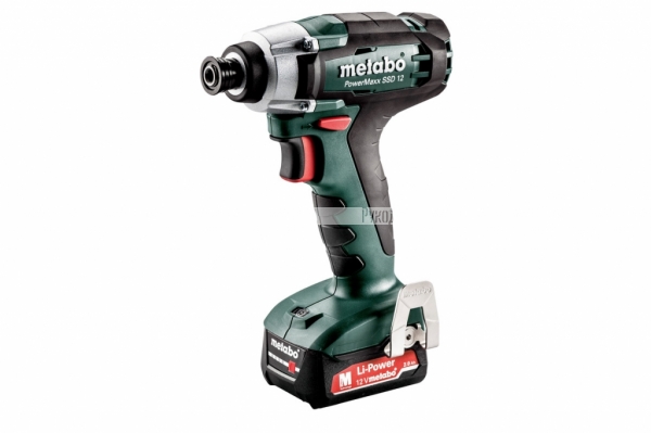 Аккумуляторный ударный гайковерт Metabo PowerMaxx SSD 12 (601114500), кейс