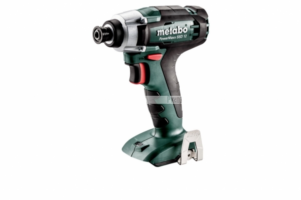 Аккумуляторный ударный гайковерт Metabo PowerMaxx SSD 12 (601114890), без АКБ и ЗУ