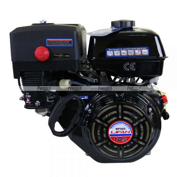 Двигатель бензиновый LIFAN NP460-R (18.5 л.с., вал 22 мм, понижающий редуктор)