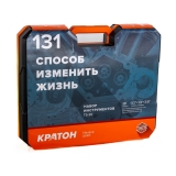 Набор инструментов Кратон TS-30 multi 131, 1/4"+1/2", арт. 2 28 09 030