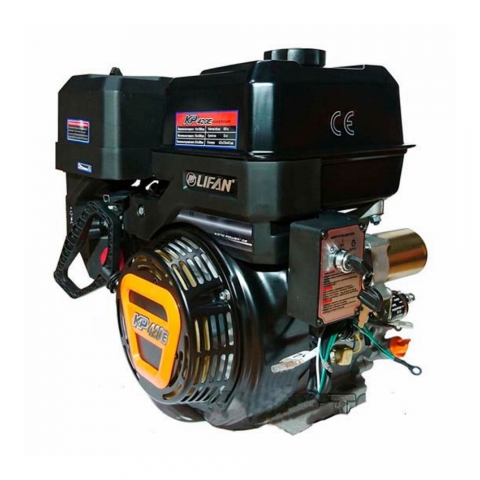 products/Двигатель бензиновый LIFAN KP420E-R (190F-TD-R), 17 л.с., вал 25 мм, редуктор понижающий, катушка 0.6А