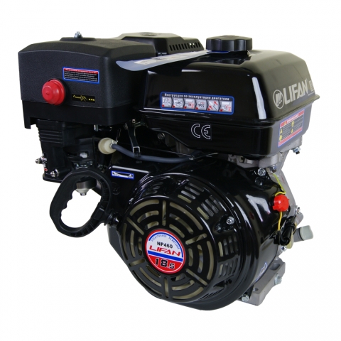 products/Двигатель бензиновый LIFAN NP460-R 11А (18.5 л.с., вал 22 мм, понижающий редуктор, катушка 11А)