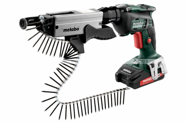 Аккумуляторный винтоверт с магазином Metabo SE 18 LTX 4000 (620048510), 7 Нм, 4000 об/мин, 2х2 Ач