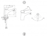 Смеситель для раковины Bravat Eco F1111147C