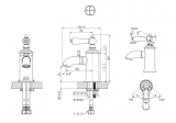 Смеситель для раковины Bravat Art F175109U