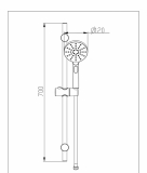 Душевой комплект Bravat Source D171BW-ENG