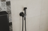 Смеситель с гигиеническим душем Bravat черный D9151BW-ENG