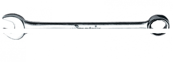 Ключ комбинированный, 18 мм, CrV, полированный хром// MATRIX