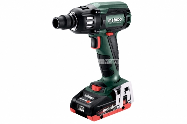 Аккумуляторный ударный гайковерт Metabo SSW 18 LTX 400 BL 602205800, 2x4,0 Ач, LiHD, ASC 30-36