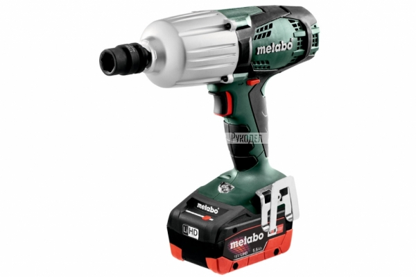 Аккумуляторный ударный гайковерт Metabo SSW 18 LTX 600 (602198660), 2х5.5 Ач LiHD, кейс 