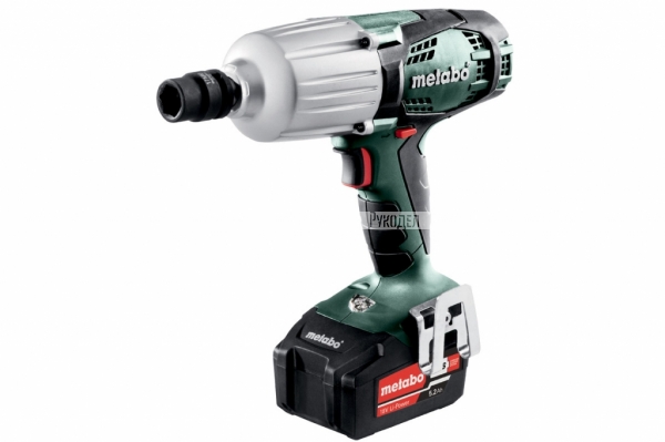 Аккумуляторный ударный гайковерт Metabo SSW 18 LTX 600 (602198650), 2х5.2 Ач, кейс 