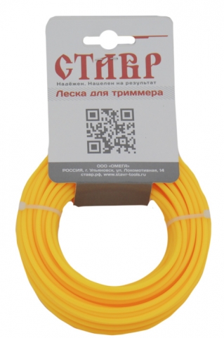 products/Леска для триммера СТАВР ЛТ-1,6/15, арт. ст1,6-15к