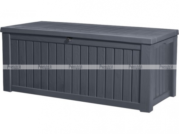 Сундук Keter Rockwood Storage Box 570 L, цвет-графит 939 (17197729), 250185