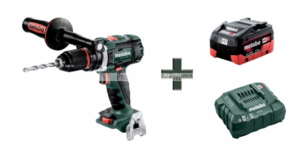 Аккумуляторный винтоверт Metabo BS 18 LTX BL I + 1х5.5 Ач LiHD + ЗУ ASC 55 T03901