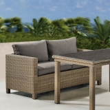 Комплект плетеной мебели Afina T256B/S59B-W65 Light brown