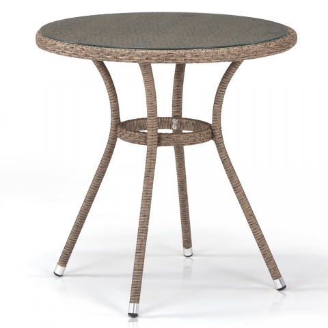 products/Плетеный стол из искусственного ротанга Afina T282ANT-W56-D72 Light Brown