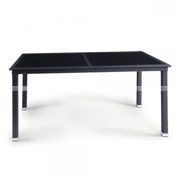 Плетеный стол Afina T285A-W5-140x80 Black
