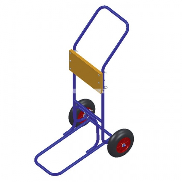 Тележка ТЛ-1 1006040 для подвесных лодочных моторов (2 колеса d260 пневмо, 2 колеса d100 резина)