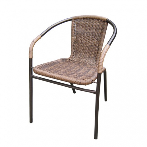 products/Плетеный стул Afina из искусственного ротанга Асоль TLH-037AR3 Cappuccino