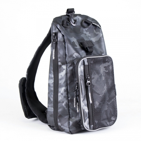 products/Сумка-рюкзак рыболовная "Yaman" Sling Shoulder Bag, 44х24х17 см, цв. серый камуфляж /5/, Y-SSB-01